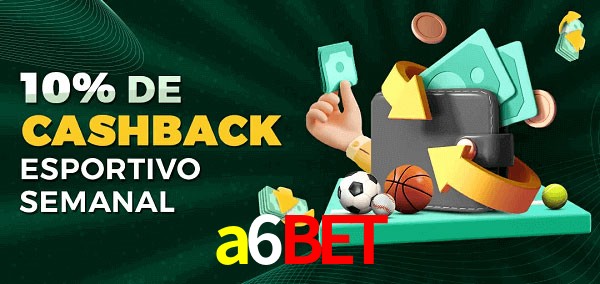 10% de bônus de cashback na a6bet
